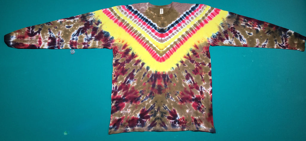 Long Sleeve Crewneck "V", Large