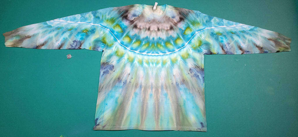 Long Sleeve Ice Dye, XL