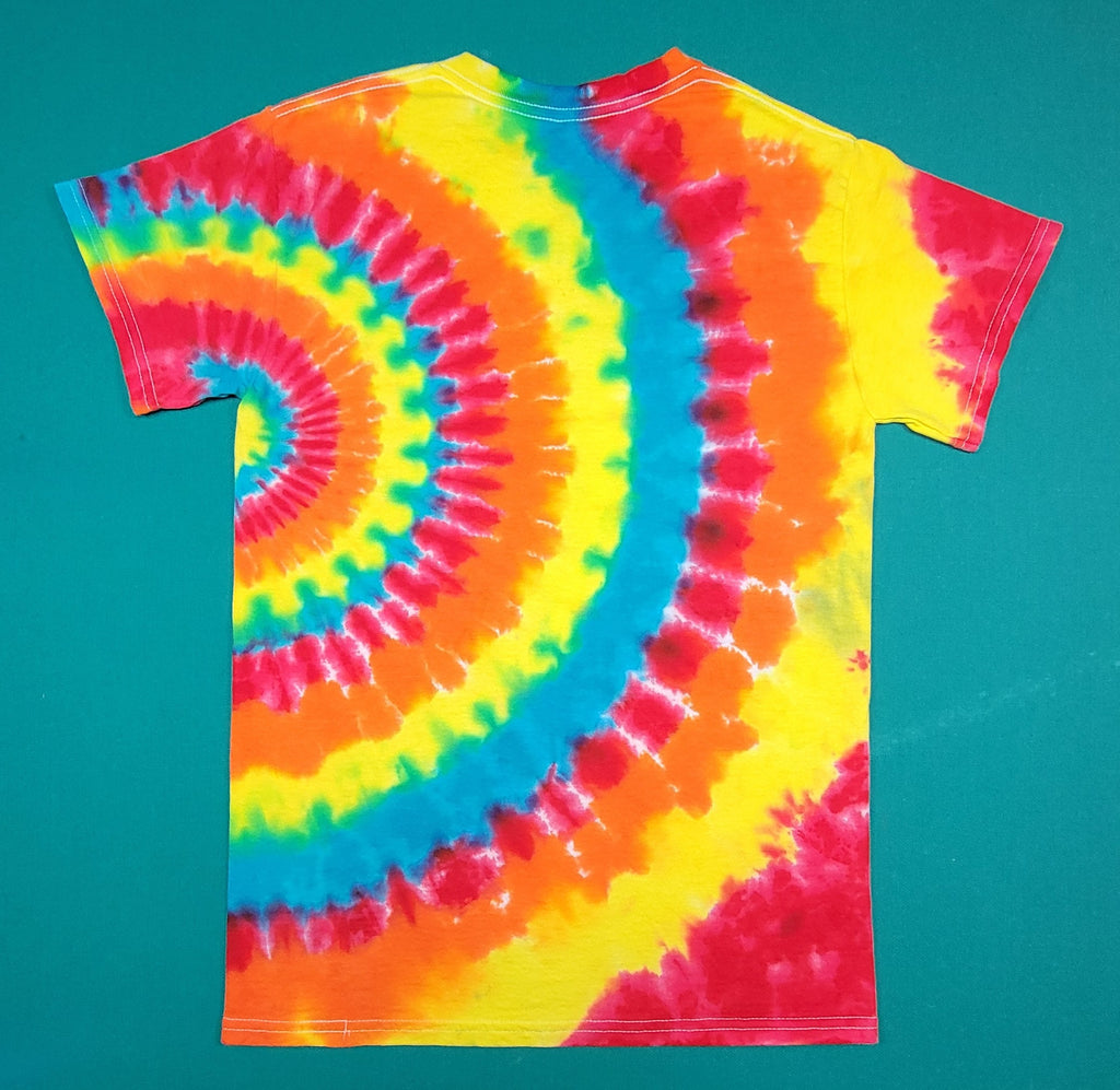 Colorful Short Sleeve T-shirt Fan Fold, size Adult Small