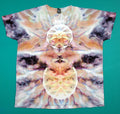 Women's Colorful Circle Ice Dye, size L