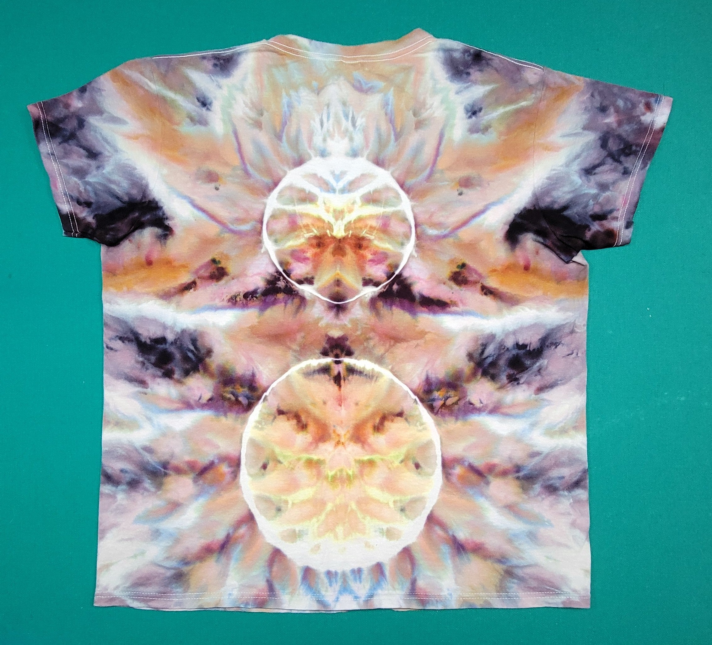 Women's Colorful Circle Ice Dye, size L