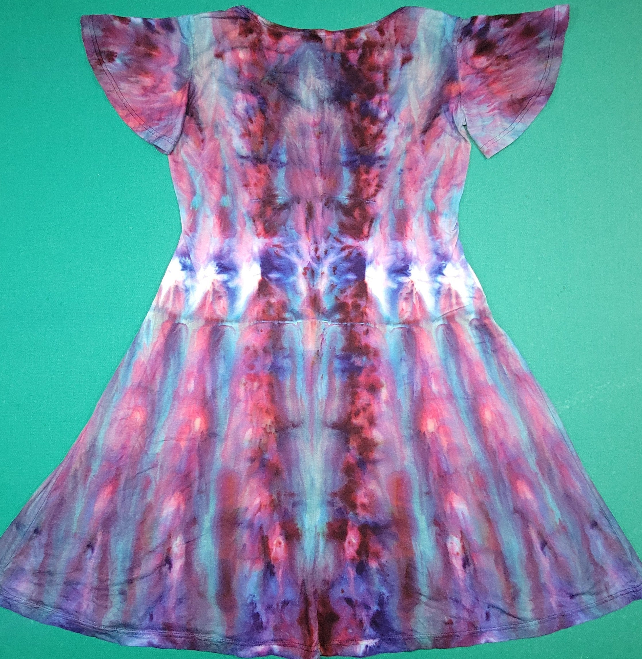 Women's Sundress Rolled Ice Dye, size L