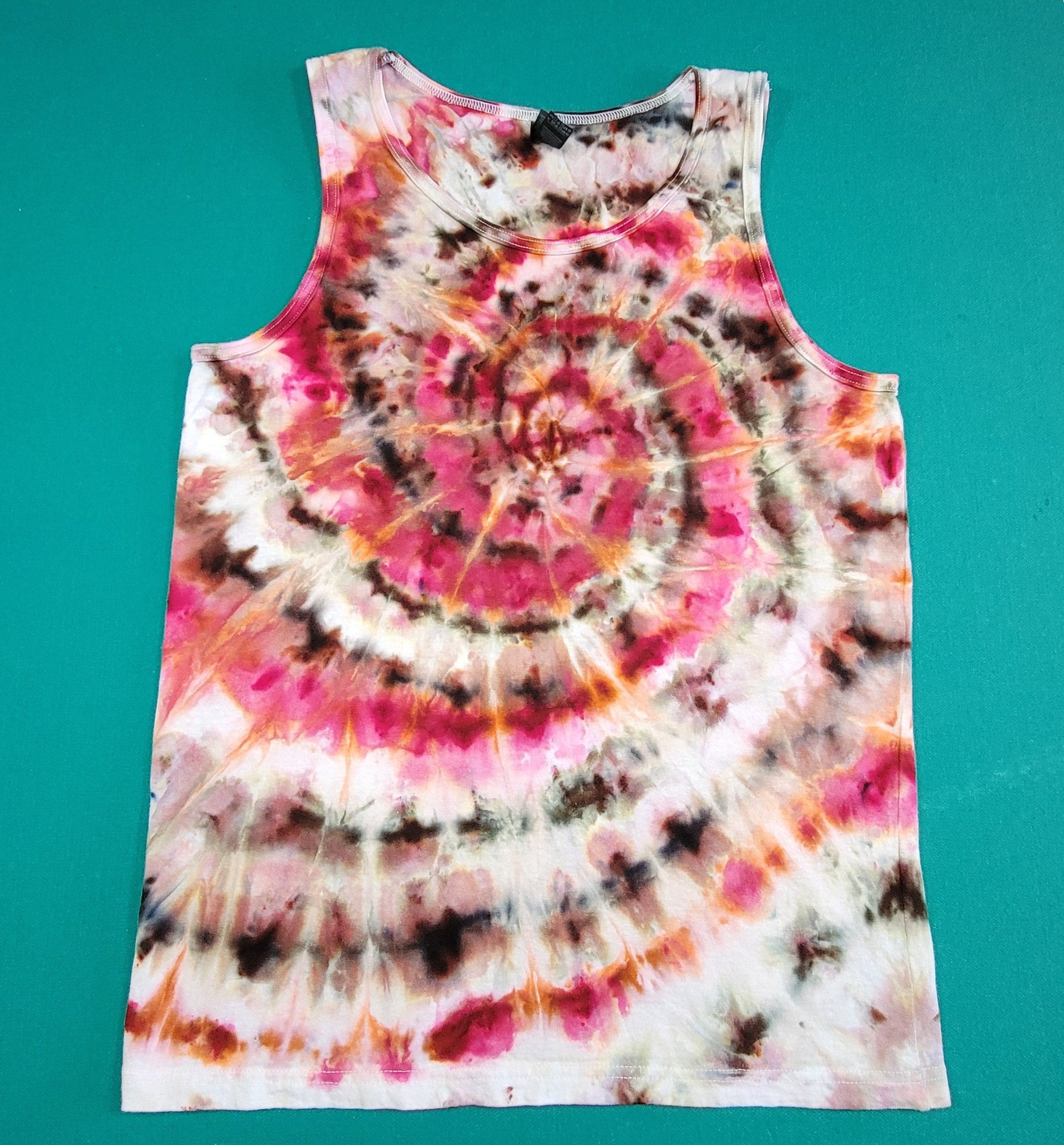 Tank Top Earth Tone Swirl 2, size Medium