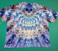 Colorful Ice Dye Rolled T-shirt, size 4xl