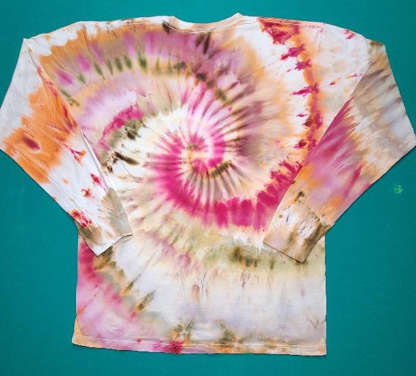 Long Sleeve Earthtone Swirl, L