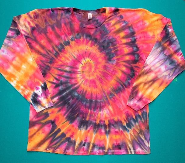 Long Sleeve Swirl Red, XL