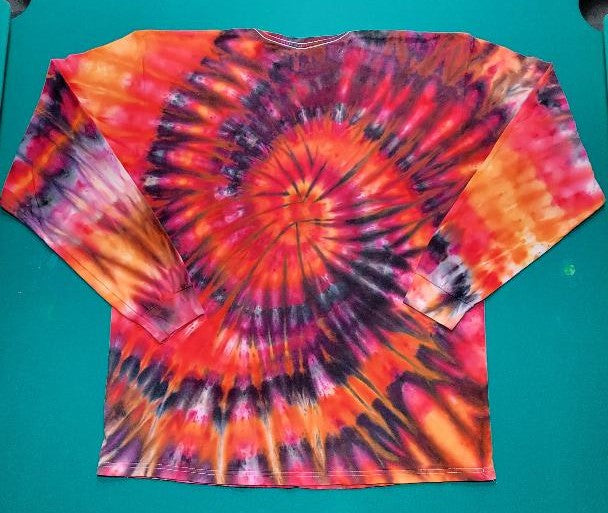 Long Sleeve Swirl Red, XL