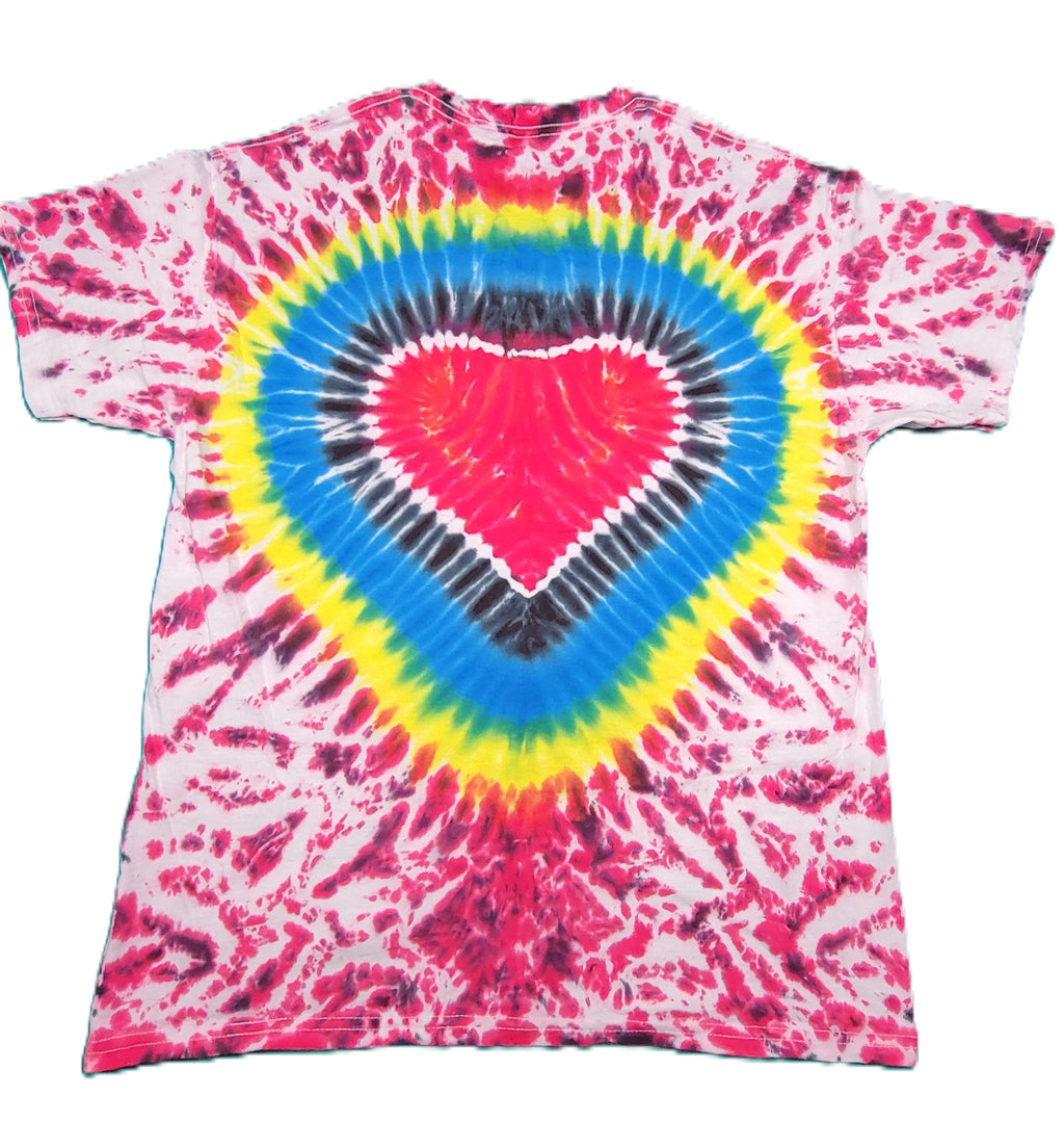 Colorful T-Shirt Heart, size L