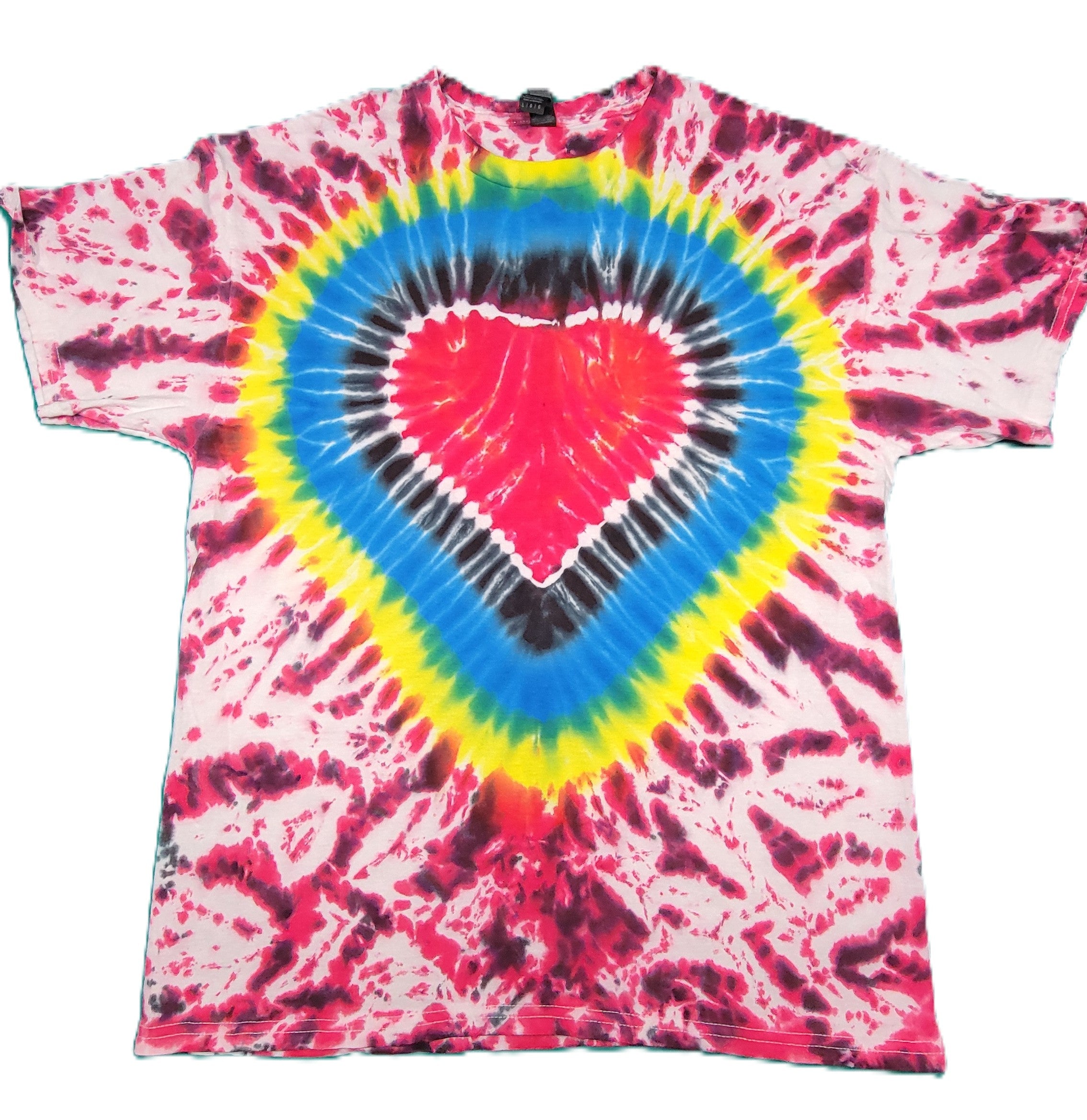 Colorful T-Shirt Heart, size L