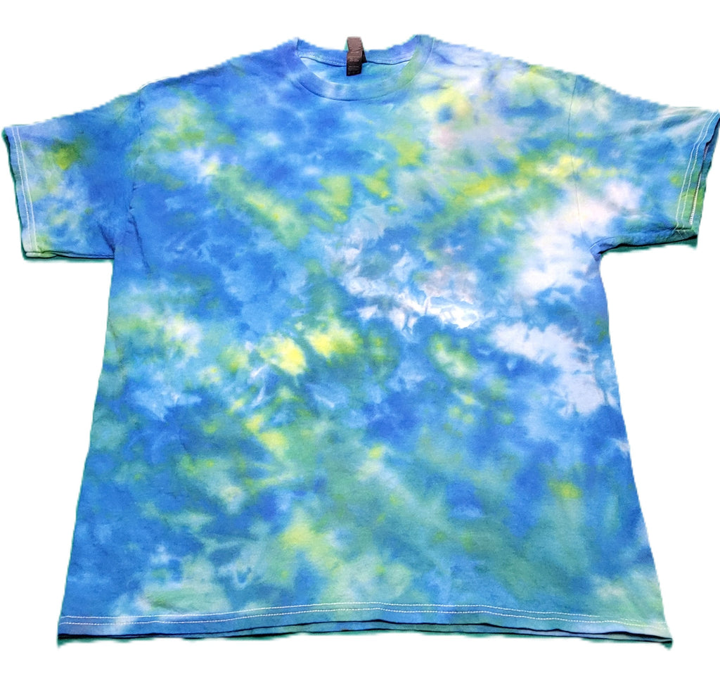 Colorful T-Shirt Scrunch  Blue, XL